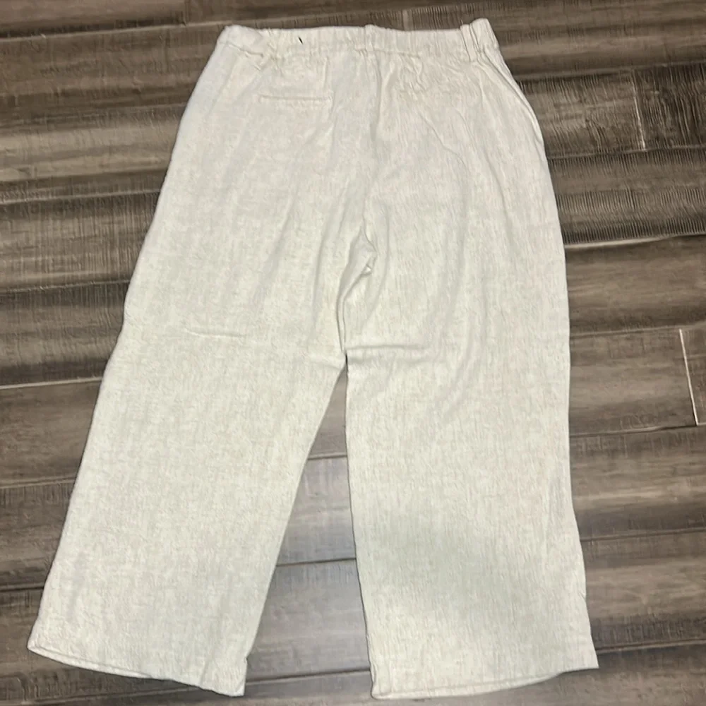 EUC Meg & Margot Cropped Wide Leg Pants Large - Picture 2 of 9